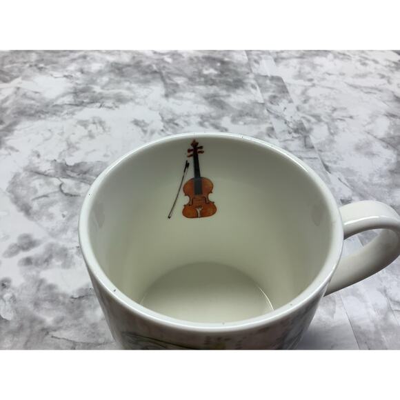 Musical Instrument Design 7 Oz Coffee Mug - Broadway Gift Company - Preowned - Picture 4 of 5